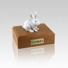 Fluffy Small Rabbit Cremation Urn